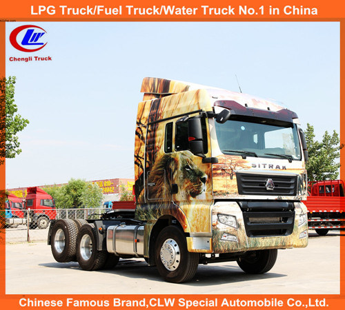 Heavy Duty Sinotruk Sino Truck HOWO 371HP Tractor Trucks 30tons for Pulling Trailer Use 