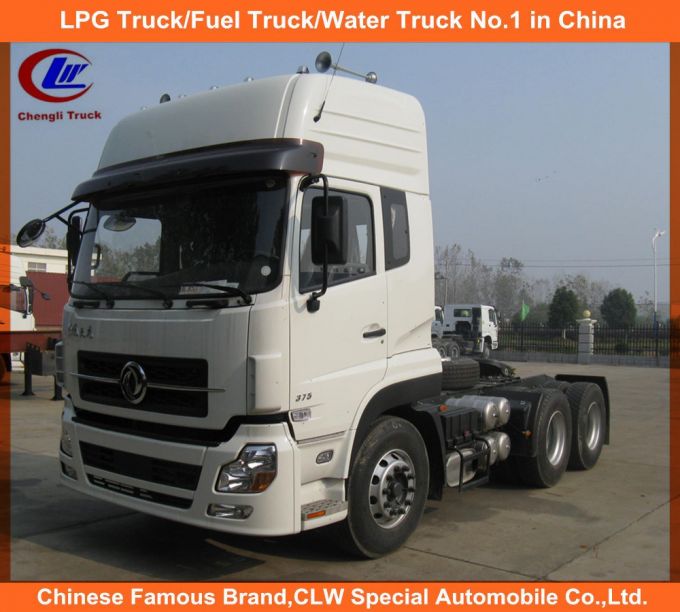 Heavy Duty 6X4 375HP Dongfeng Tractor Truck Head 