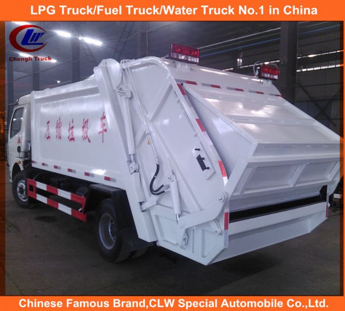 4*2 Mini Dongfeng Waste Collection Garbage Truck 