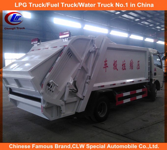 130HP 170HP Dongfeng Compression Garbage Truck 