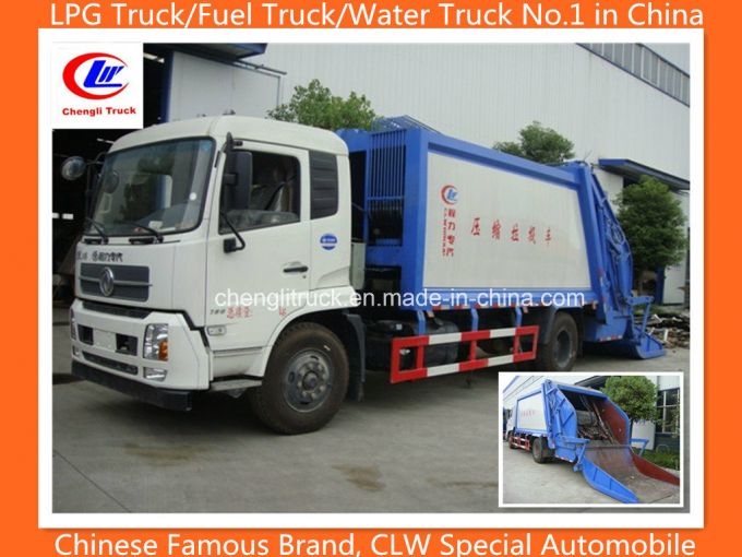 Heavy 4X2 Dongfeng 8tons Garbage Compression Compactor Truck 