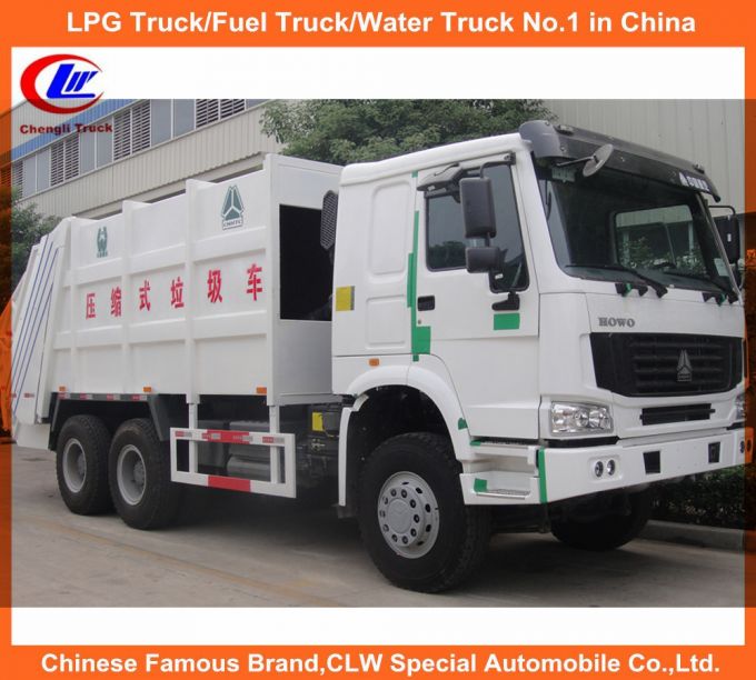 6X4 Sinotruck HOWO 20000liters Compressed Garbage/Refuse Compactor Truck 