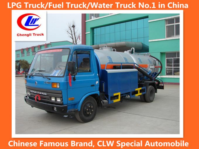 Dongfeng 4*2 7-10cbm Cleaning Sewage Suction Truck 