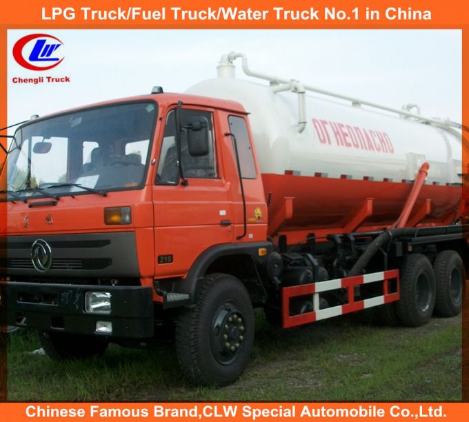 2015 Top Ranking 10000liters Dongfeng Vacuum Sewage Suction Truck 