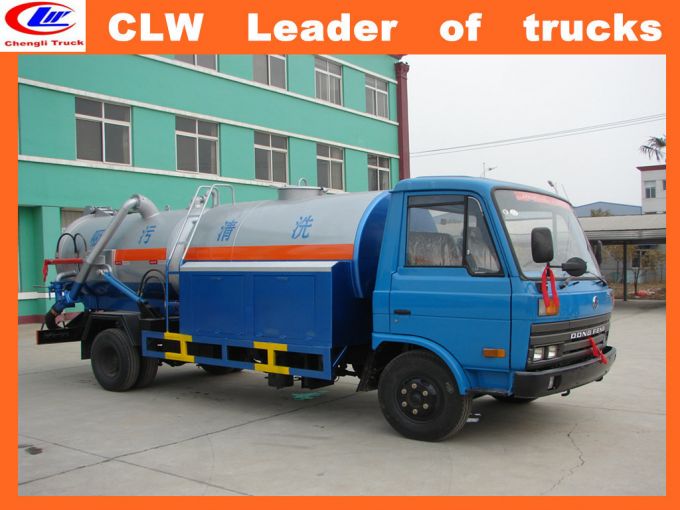 Dongfeng Sewage Vacuum Trucks LHD Sewage Sucking Truck 