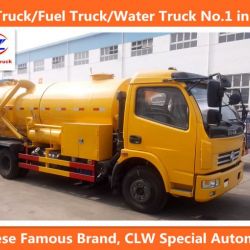 4*2 Dongfeng Sewage Suction Truck 6 Wheel Sewage Suction Truck 6000liters Sewage Suction Truck