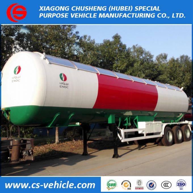 3 Axle 20tons 50000L 25tons LPG Tank Semi Trailer 