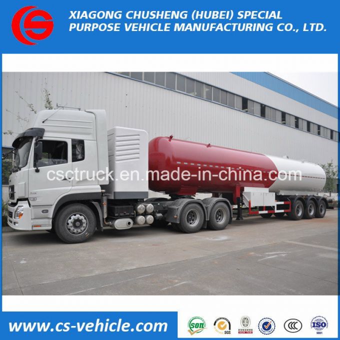  Tri-Axle LPG Tank Semi Trailer 