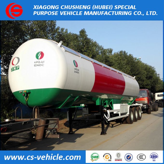 3 Axle 20tons 50000L 25tons LPG Tank Trailer 