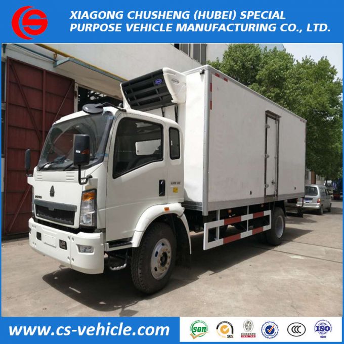 Dongfeng 4X2 3tons Refrigeration Box Truck Used Refrigerated Truck 