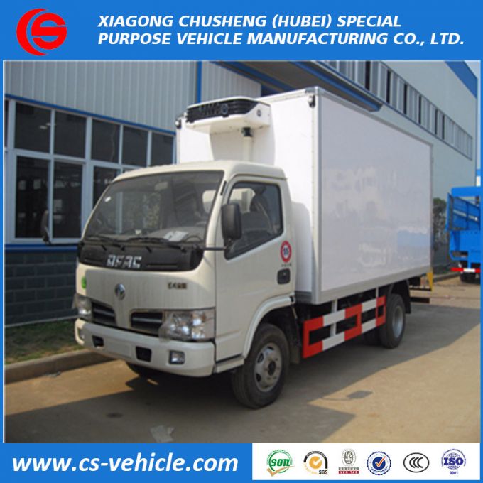 Factory 4tons to 5tons Dongfeng 4X2 Freezer Truck Refrigeration Units Truck 