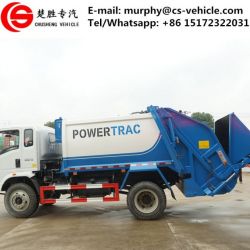 Sanitation Vehicle HOWO 210HP 4X2 10ton Rear Loaded Compactor Garbage Truck