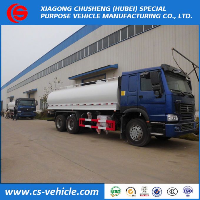 Sinotruk HOWO 10 Wheels Oil Transport Truck 20000L 20cbm 20m3 Fuel Tank Truck for Sale 