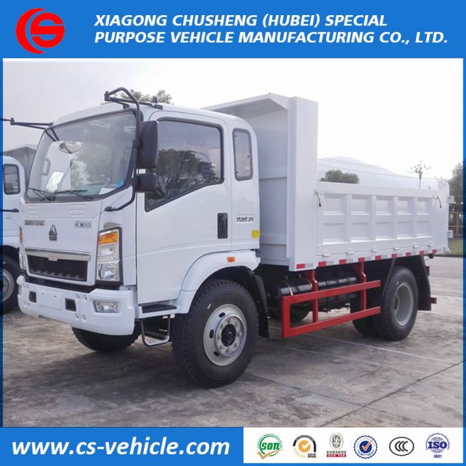 Sinotruk Homan 6 Wheels 8 Tons Tipper Truck Small 10 Tons Dump Truck for Sale 