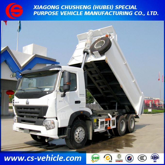 HOWO A7 Front Tipping 20m3 Dump Truck 30tons Tipper Truck 