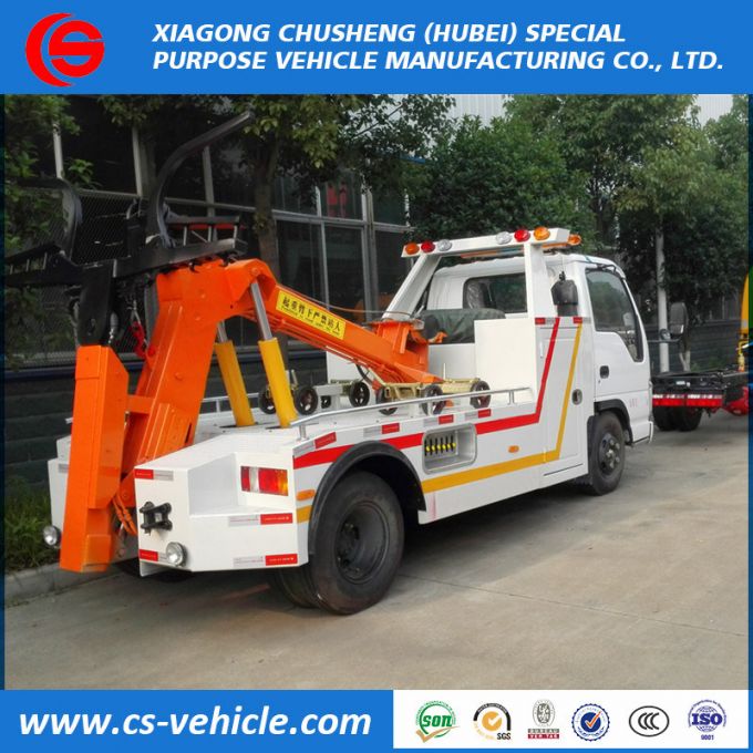 Isuzu 6 Wheels 3tons Small Road Wrecker 5tons Small Tow Truck Wrecker 