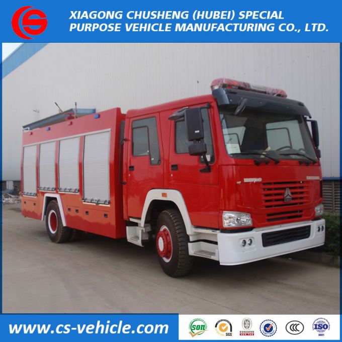 Sinotruk HOWO 4X2 8m3 Fire Fighting Foam Truck 8ton Fire Fighting Truck for Sale 