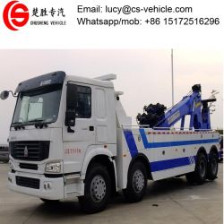 Sinotruk HOWO 8*4 371HP 25tons Wrecker Truck Heavy Duty 12 Wheels Towing Truck for Sale