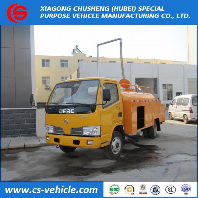 Dongfeng 5t Sewer Cleaner Truck High Pressure Pipeline Dredge Truck 