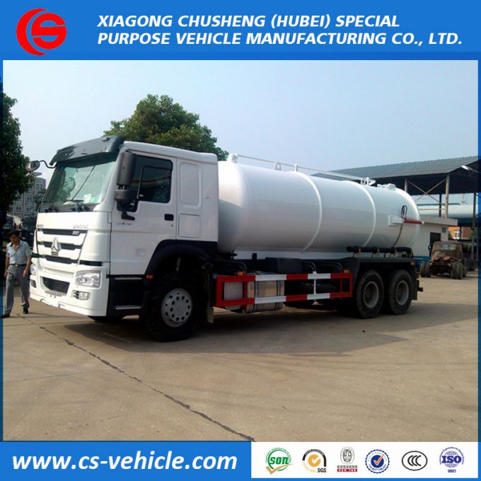 Sinotruk HOWO 6X4 Vacuum Sewage Truck 12000L Sewage Suction Truck 