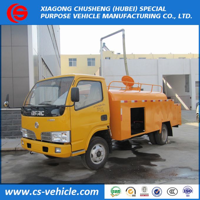 Dongfeng 5t Sewer Suction Truck High Pressure Sewer Cleaner Truck 