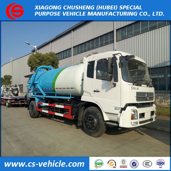 Dongfeng 4X2 6000L 8000liters Vacuum Fecal Suction Truck 