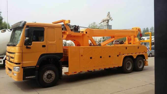 HOWO 6X4 30 Ton Road Wrecker Tow Truck 