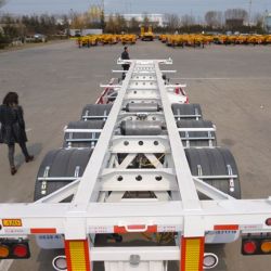 40FT Skeleton Container Semi Trailer Truck Bone Container Semi Trailer