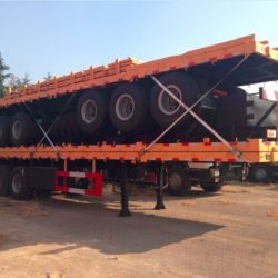 Cimc 3 Axle Flat Bed Container Semitrailer 40FT