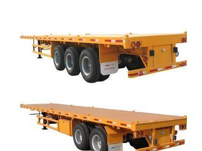 Famous Transportation 40 FT Container Flatbed Semitrailer for Sale ...