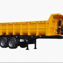 2 Axles Dump Semi Trailer Truck