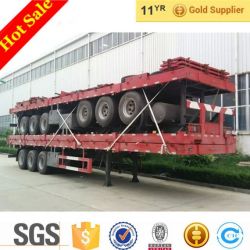 Cimc Brand New 40FT Flat Bed 3 Axles Container Semitrailer