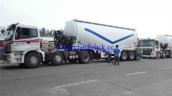 High Quality 44m3 Bulk Cement Semi Trailer for Sale 