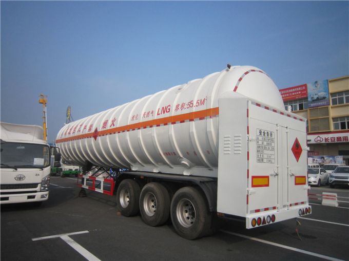 China Tri-Axles 25000L Storage LPG Tank Semitrailer 