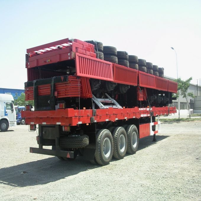 600mm Side Wall 3axle Cargo/Fence Semi Trailer for Sale 