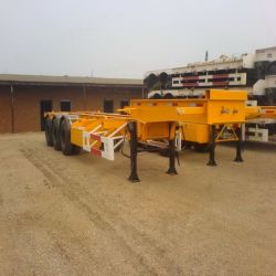 20FT 3axle Skeleton Container Semi Trailer