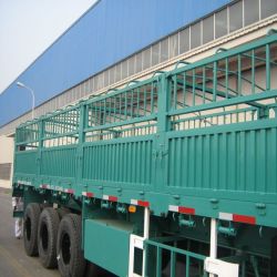 High Fence Cargo Semi Trailer 3 Axle High Fence Cargo Semi Trailer for Sale