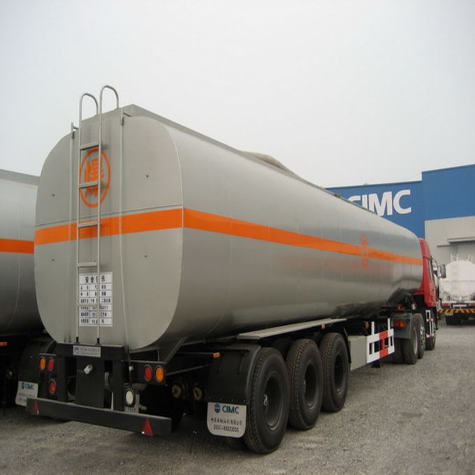 3 Axles 45000L Fuel Oil Tanker /Semi Trailer Fuel Oil Tanker 