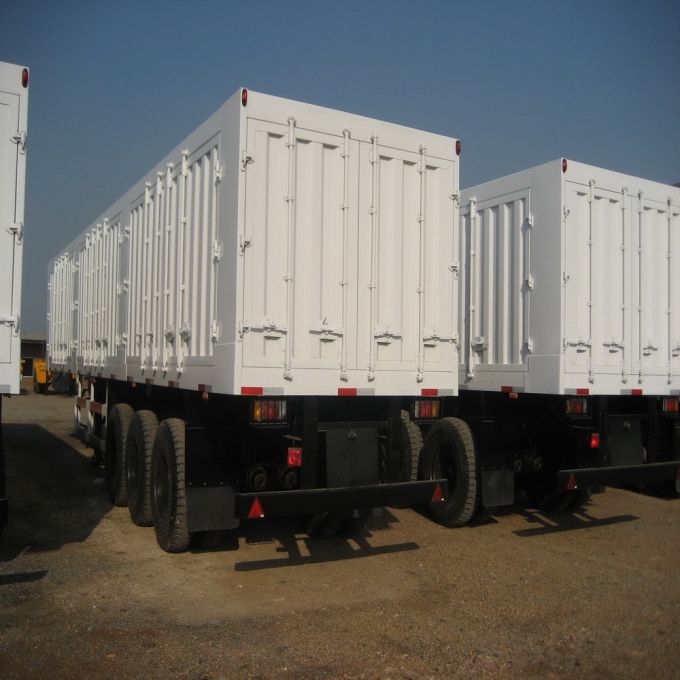 The Side Tipping Semi Trailer Fit for Transporting Coal 