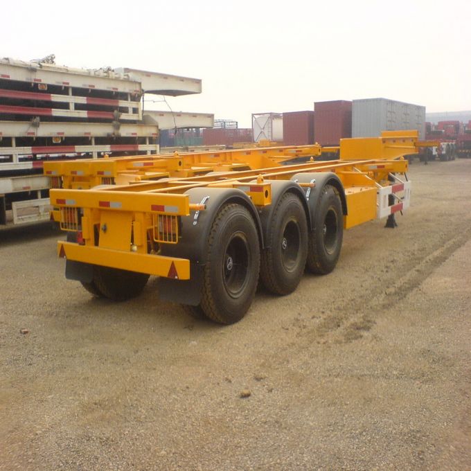 40FT 3axle Skeletal Container Semi-Trailer 