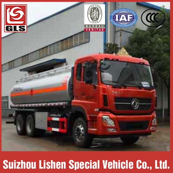 245HP 20000-25000 Liters Diesel Engine 6X4 Dongfeng Refined Fuel Tanker Truck 