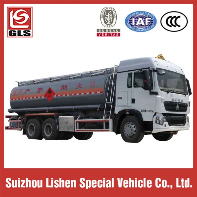 Low Price 6X4 HOWO Carbon Steel Fuel Storage Tank 