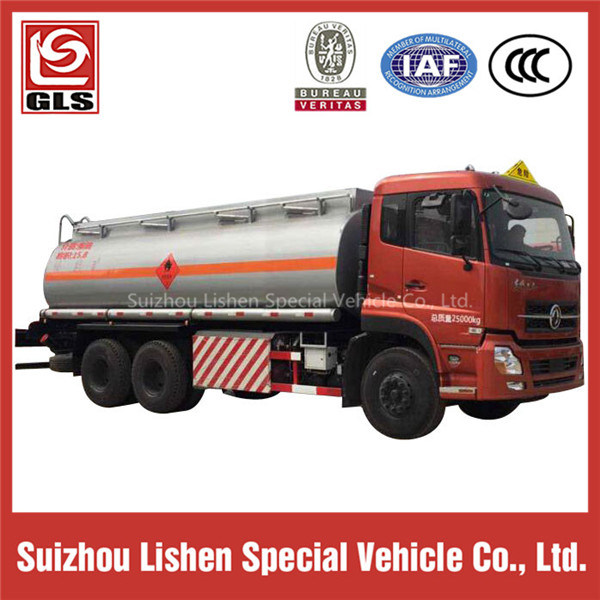 6X4 Dongfeng 15000L Oil Fuel Tank Truck 