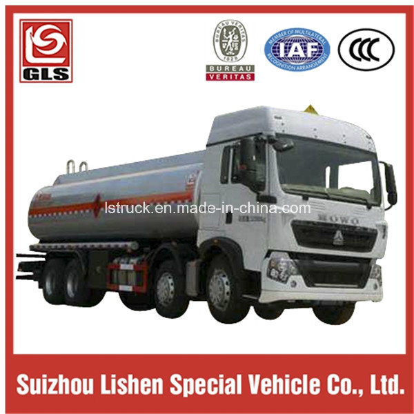 8X4 HOWO Diesel Engine 22000L Oil Fuel Tanker 