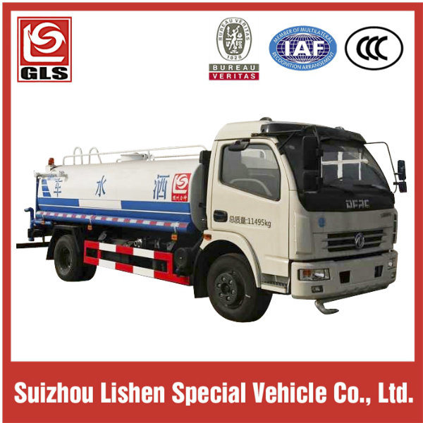 170HP Diesel Engine 4X2 Dongfeng 4000L Water Truck 