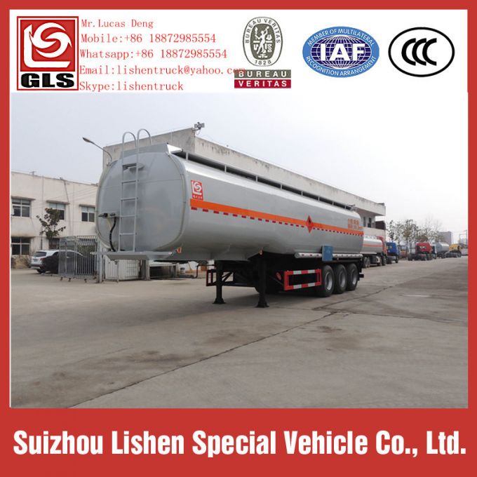 Oil Semi Tariler 40000L China Price Good Quality Tri Axles Fuel Tanker Truck Trailer 