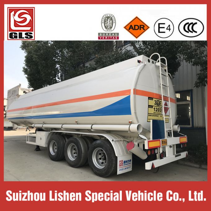 Diesel Fuel Transportation 50000L Fuel Tanker Semi Trailer Oil Storage Export Tanzaina 