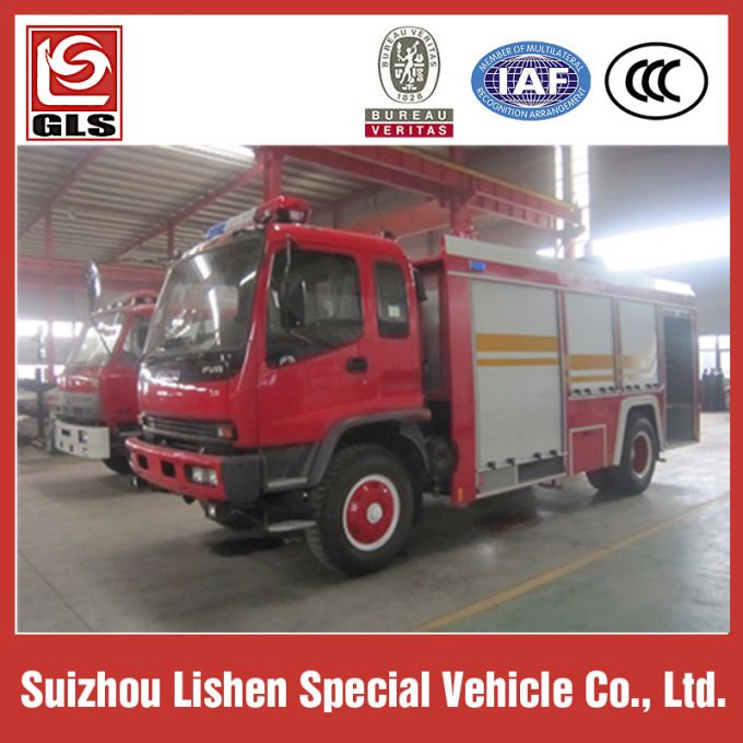 Isuzu Fire Truck 4X2, 7000L, 240HP Isuzu Engine 