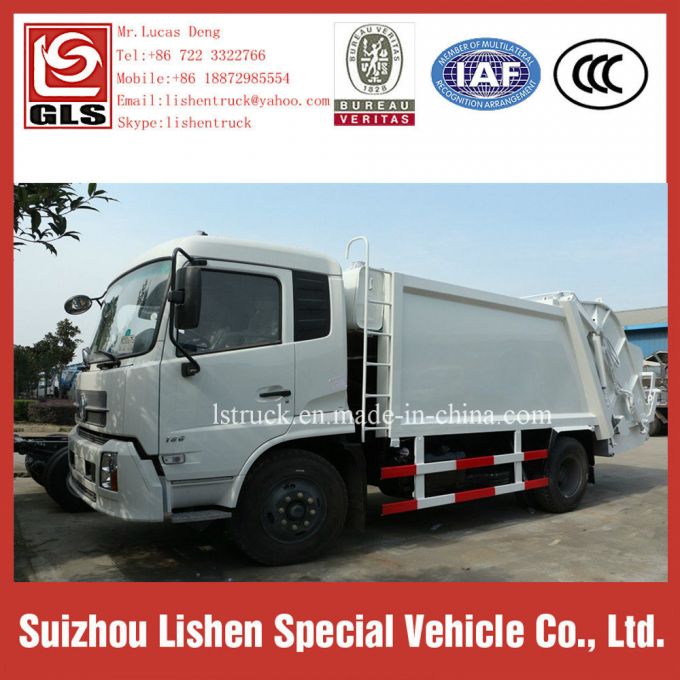 12 M3 Garbage Compactor Truck Refuse Tranportation High Quality Rubbish Compactor 