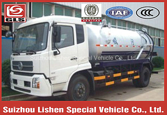 4X2 Dongfeng Carbon Steel Fecal Suction Tanker 